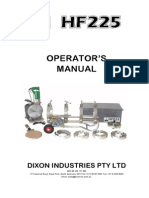 Dixon HF225 Op Manual
