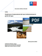 0796_Chile DGA Estudio Para El Mejoramiento Del Marco Institucional Para La Gestion Del Agua