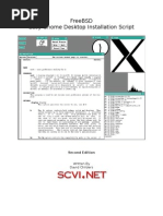Gnome Desktop Installation Script For FreeBSD