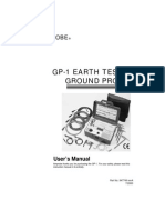 GP 1 Earth Tester Ground Probe Manual