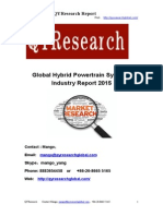 Global Hybrid Powertrain Systems Industry Report 2015