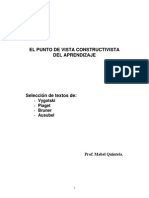 El Punto de Vista Constructivista Del Aprendizaje