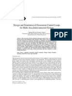 Design and Simulation of Generation Control Loops For Multi Area Interconnected System