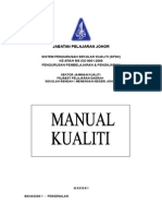 Manual Kualiti SPSK - SMKKB