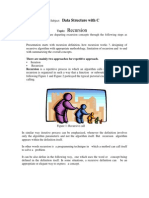 Recursion: Data Structure With C