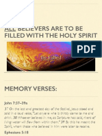12 All Believers Are To Be Filled With The Holy Spirit