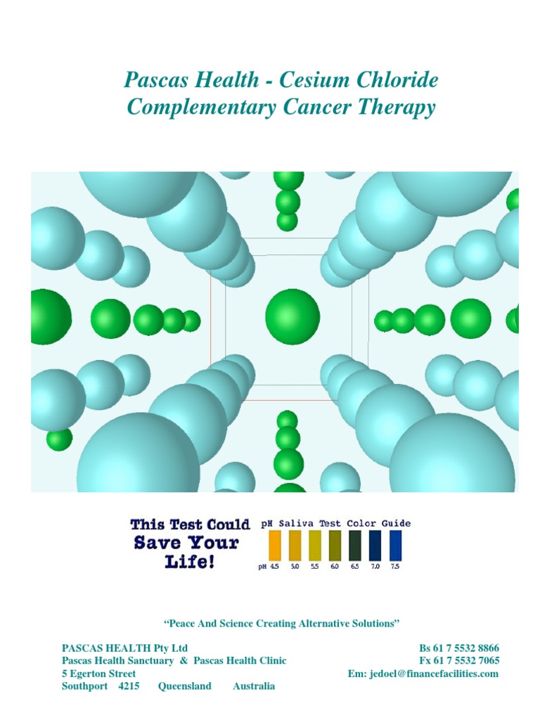 Cesium Chloride Complementary Cancer Therapy Chemotherapy