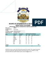 Board of Intermediate & Secondary Eduction, D.G.Khan