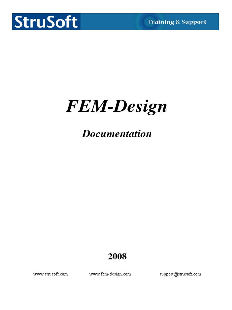 FEM-Design Documentation Overview | PDF | Microsoft Excel | Portable ...