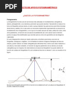 Proyecto de Apoyo Fotogramétrico