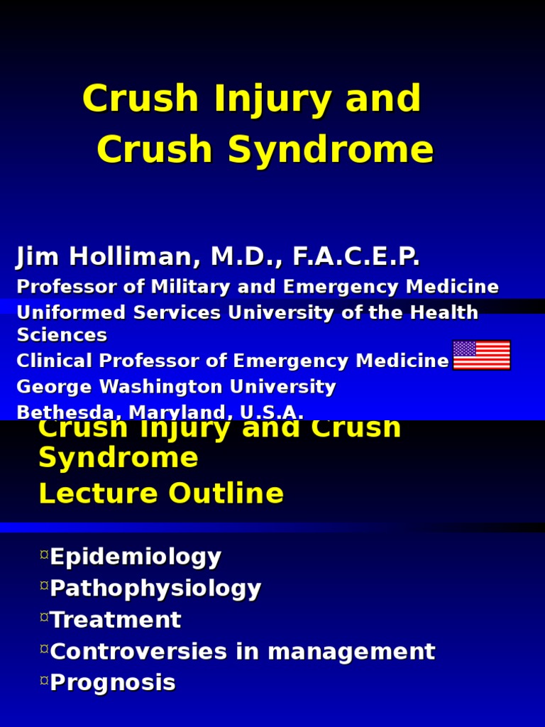 Crush Syndrome Medicine Medical Specialties