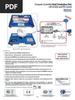 Computer Controlled Heat Conduction Unit, With SCADA and PID Control