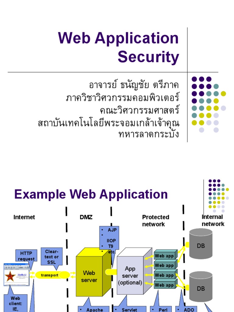 Web Application Security Overview | PDF