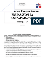 Edukasyon Sa Pagpapakatao (EsP) Curriculum Guide Grade 1-10