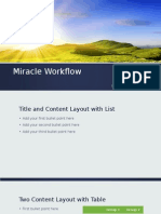 Miracle Workflow: Presented by Andrew Wood