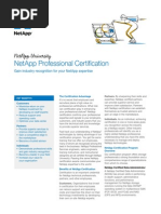 NetApp Professional Certification
