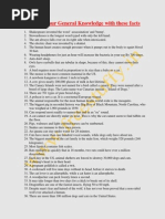 50 Random and Interesting Facts | PDF