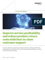 Aftermarket Services Improve Service Profitability and Reduce Product Return Costs.