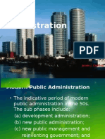 Modern Public Administration Identity Crisis