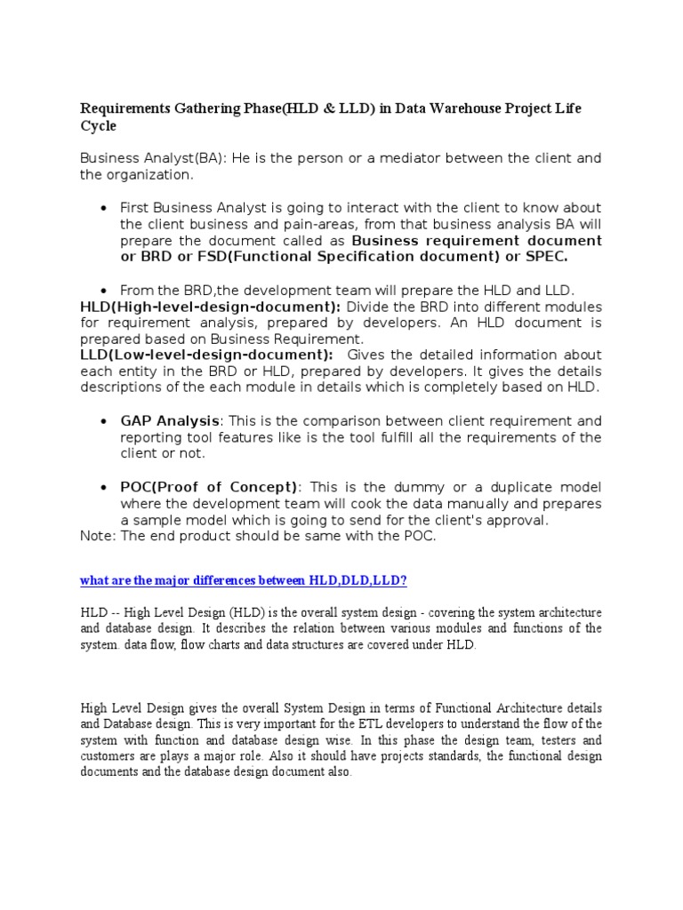 Informatica Project Details  PDF  Computer Program  Programming Within Data Warehouse Business Requirements Template