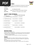 Ccna Project Report Bit Recess Term 2014