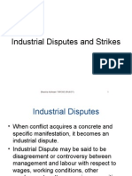 Industrial Disputes and Strikes