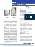 Mircom TX3-120U-A Data Sheet