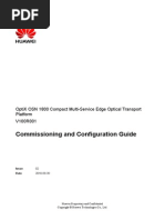 OptiX OSN 1800 Commissioning and Configuration Guide(V100R001)