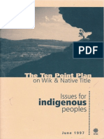 The Ten Point Plan on Wik & Native Title