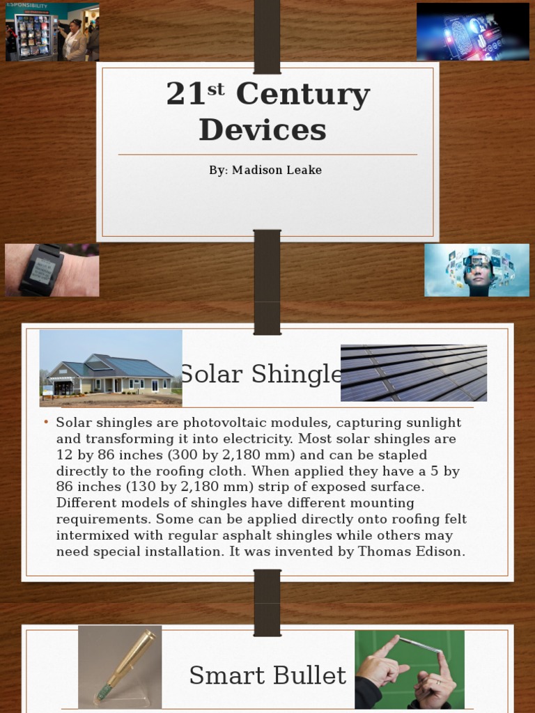 21st Century Devices | PDF | Car | Energy And Resource