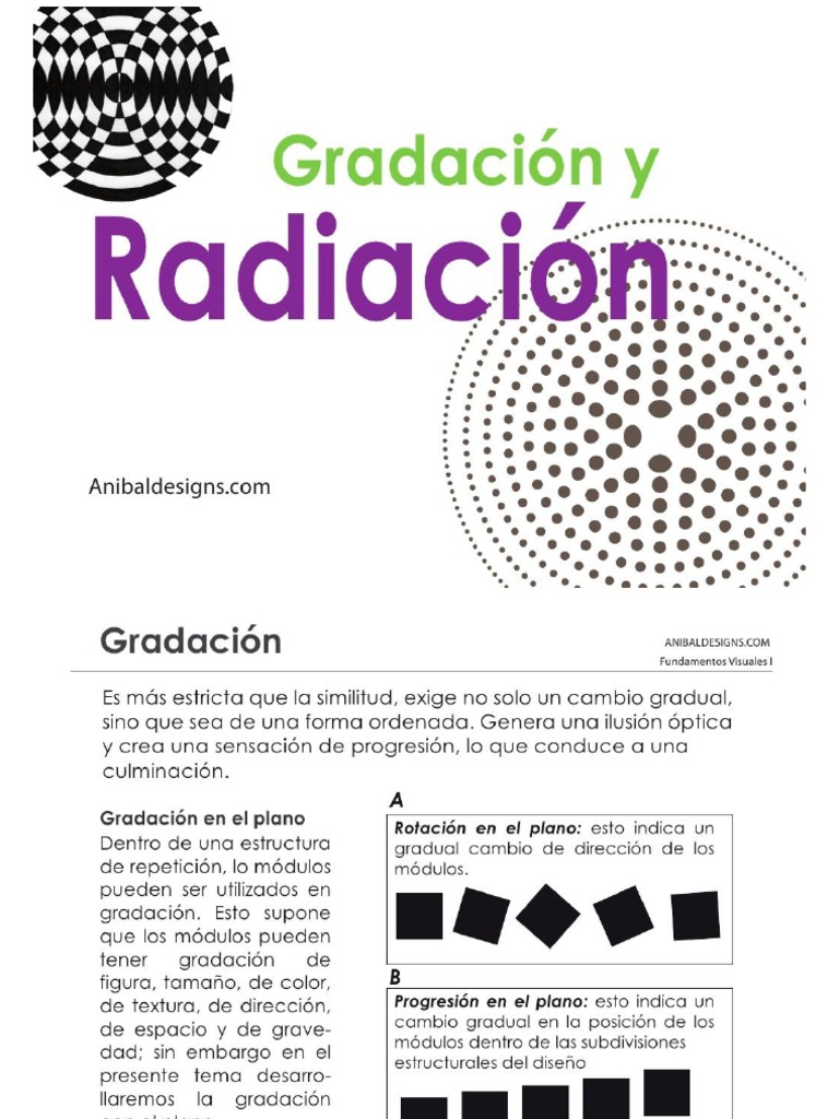 Gradacion y Radiacion | PDF