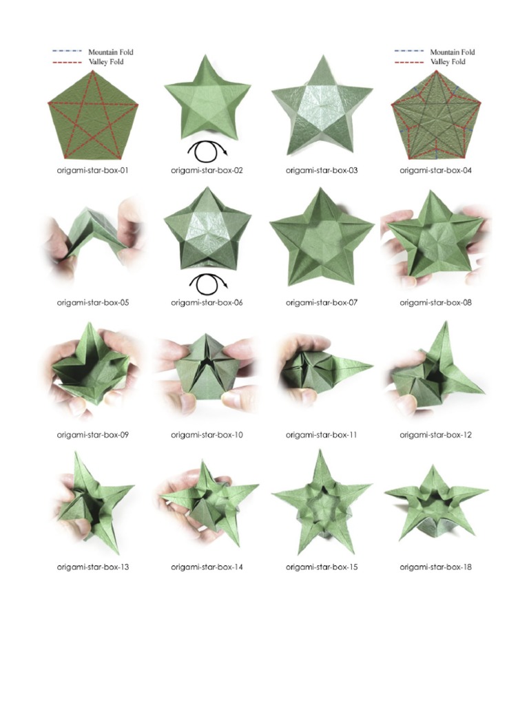 How To Make Origami Star Box