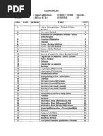 Numerical Methods Lesson Plan