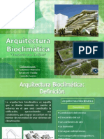 Arquitectura Bioclimatica 