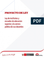 269693861 Proyecto de Ley Institutos Escuelas Pag Minedu PDF