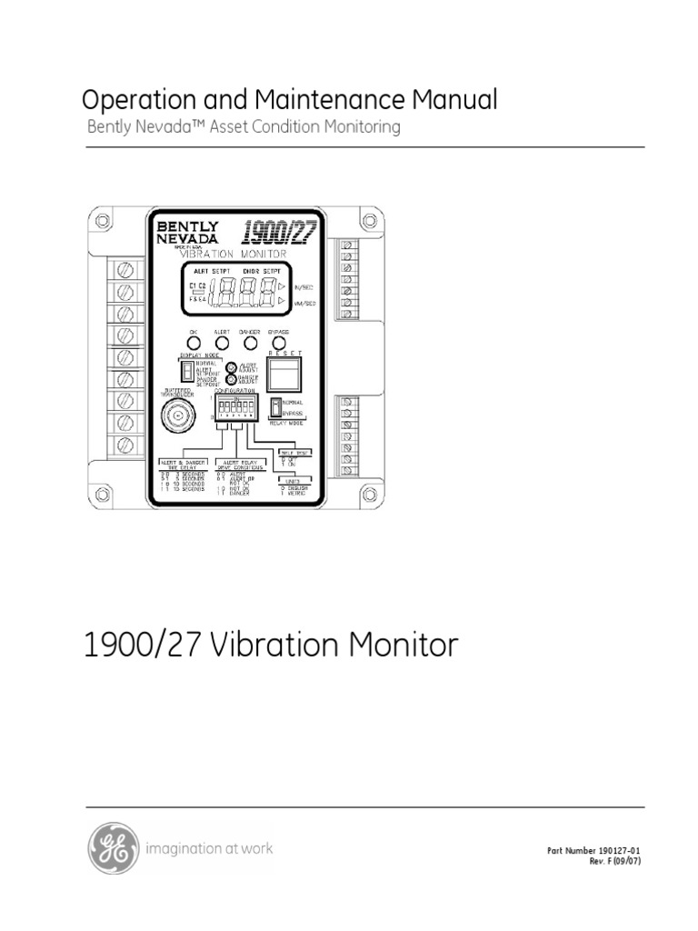 Vibration Monitor | PDF | Relay | Computer Monitor