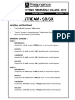 Kvpy 2013 Sb Sx Solution 1.2