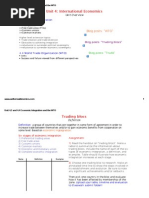 Unit 4.3 and 4.4 Economic Integration and the WTO