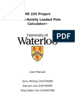 ME 220 Project User Manual