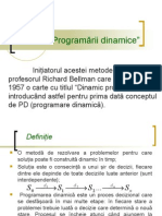 Metoda Programarii Dinamice