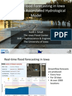 Scott Small - Real-Time Flood Forecasting in Iowa With A Data Assimilated Hydrological Model