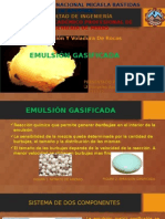 Emulsion Gasificada