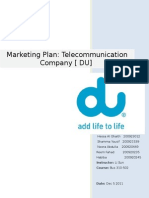 Du Marketing Plan Final Draft