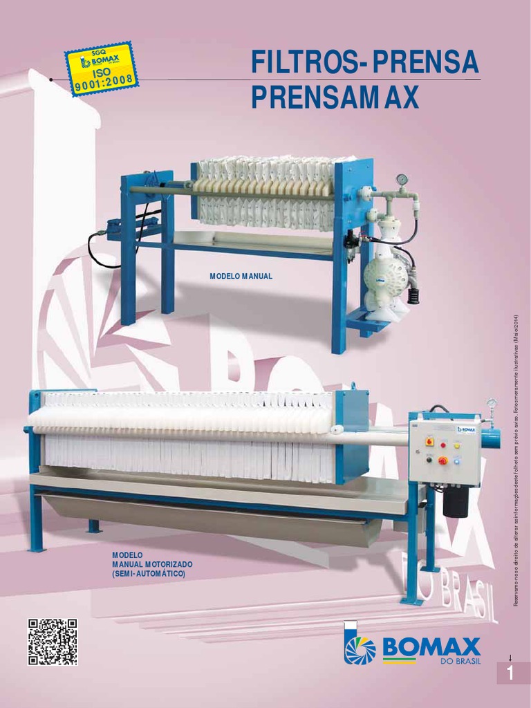 Filtros-Prensa Prensamax: Funcionamento e Vantagens | PDF | Filtragem ...