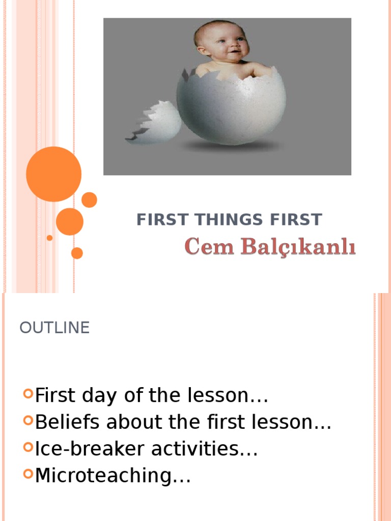 First Things First | PDF | Psychology | Cognitive Science