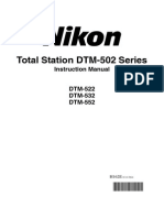 DTM 502 Instruction Manual English