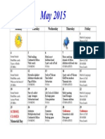 Komal May 2015 Calendar