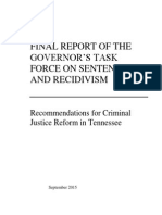 TN Governor's Task Force on Sentencing and Recidivism