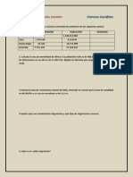 Examen de CC Ss 3º Eso