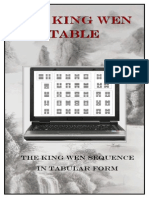 132209670 the King Wen Table of the I Ching